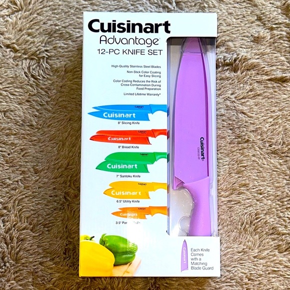 Cusinart Other - Cuisinart 12-Piece  Colorful Knife Set